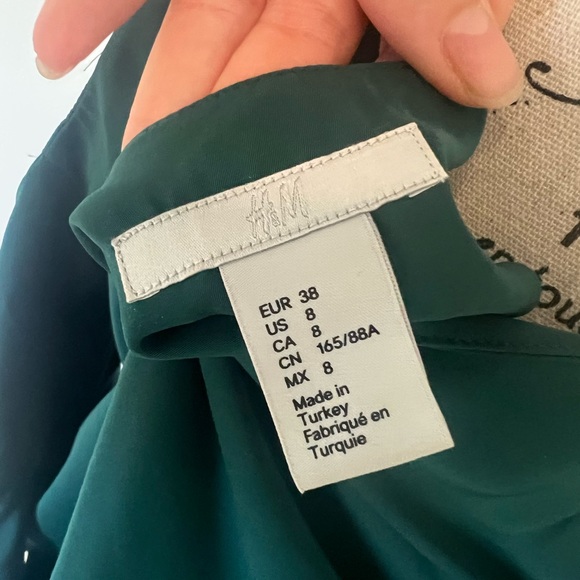 Turquoise Off the Shoulder Shirt - Picture 5 of 7